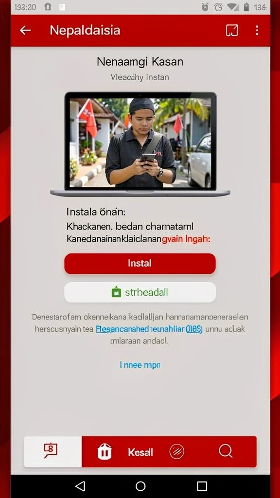 Tampilan antarmuka yang intuitif dan menarik.
