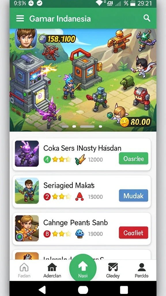 Level dengan tantangan yang unik dan menarik.