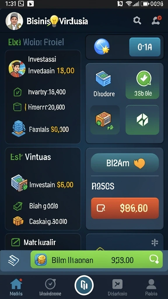 Tampilan antarmuka dengan desain minimalis dan intuitif.