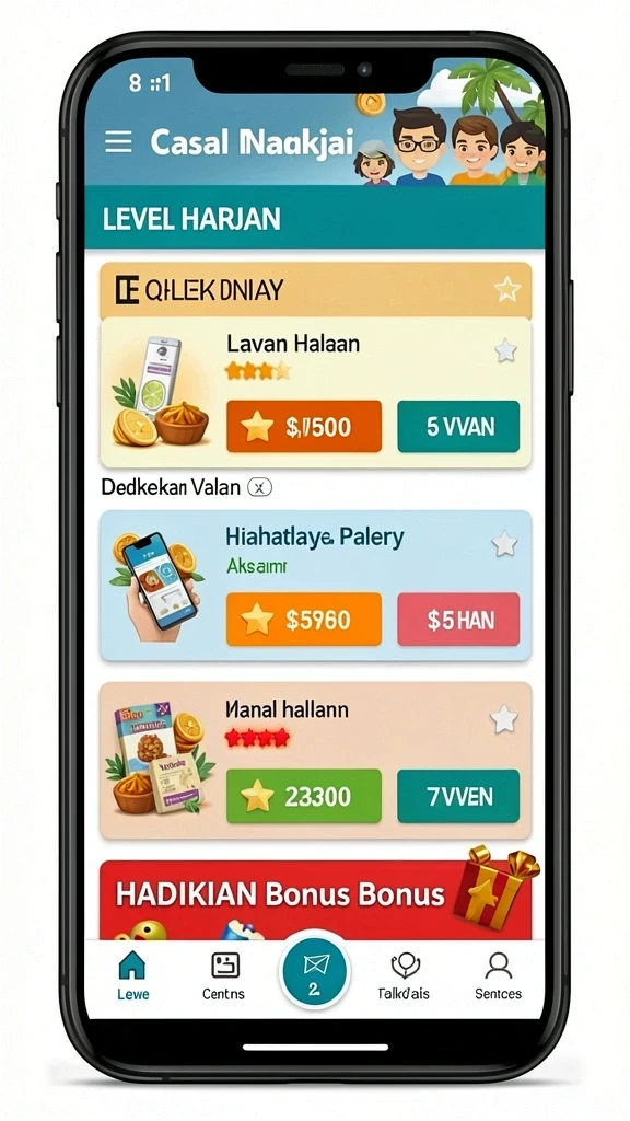 Karakter yang bisa disesuaikan dengan berbagai pilihan.