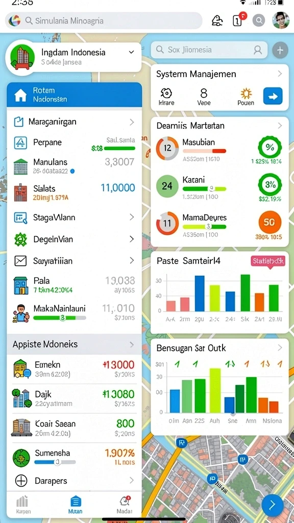 Tampilan antarmuka yang intuitif dan menarik.