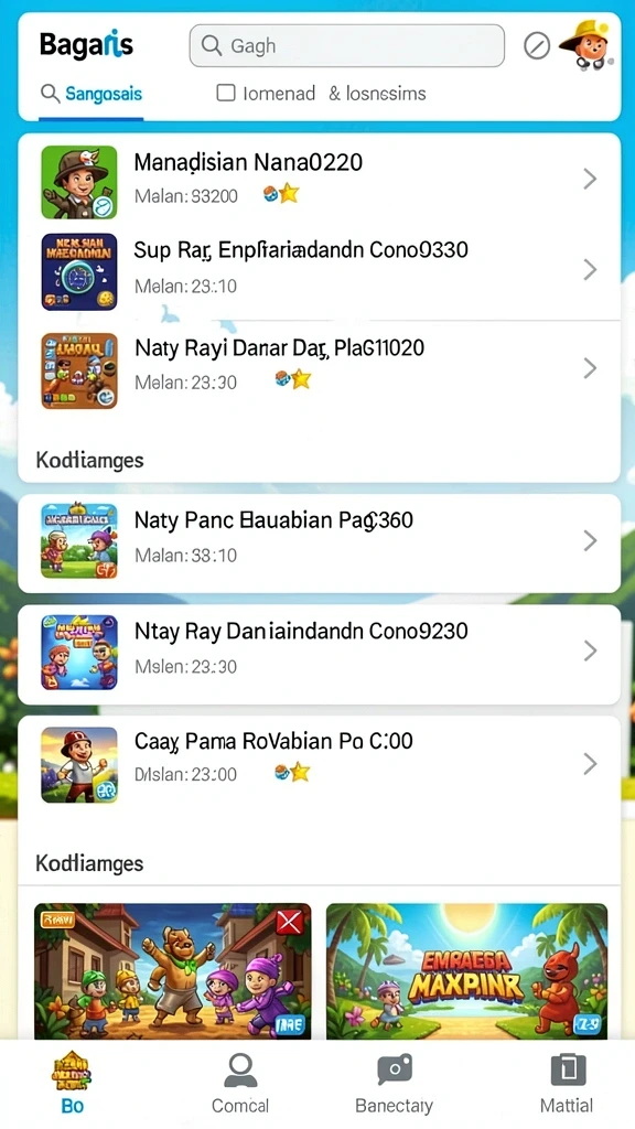 Tampilan awal permainan yang menakjubkan.
