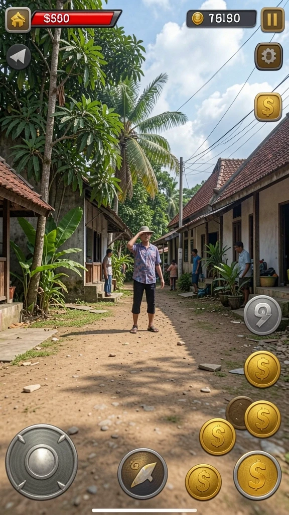 Tampilan menu utama yang menarik dan mudah dinavigasi.