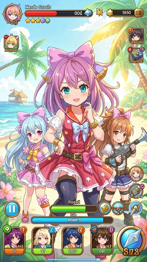 Screenshoot menunjukkan interaksi multiplayer antara pemain.