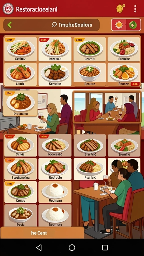 Tampilan antarmuka yang menarik dan user-friendly.