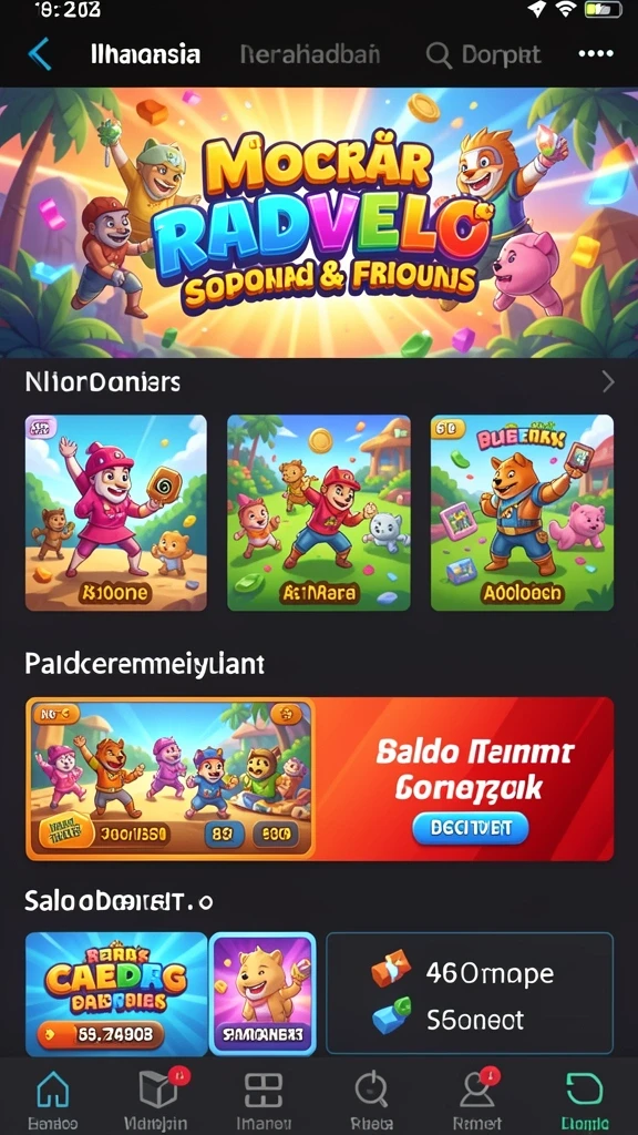 Tampilan awal GACORMAX yang menarik dan intuitif.