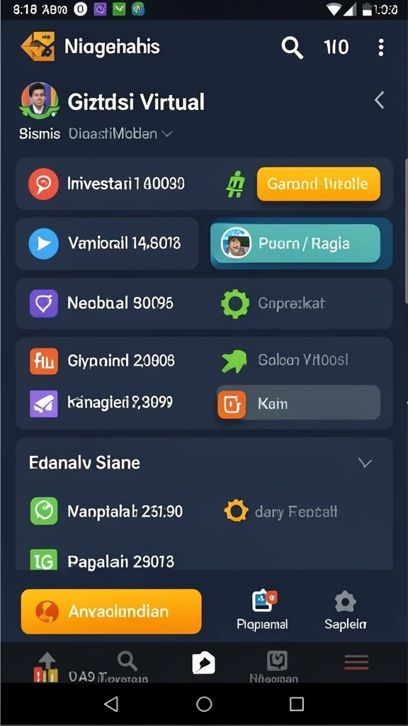Tampilan awal yang menarik dan responsif.