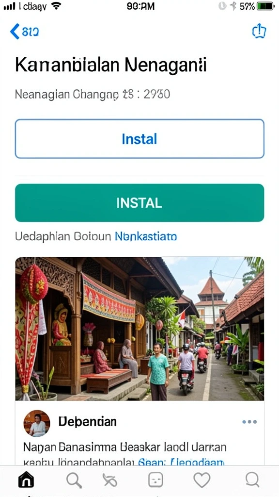Tampilan antarmuka yang sederhana dan menarik.