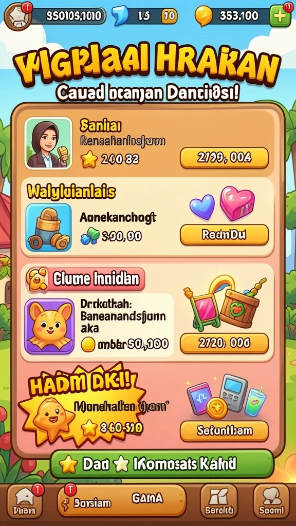 Berbagai pilihan mesin slot yang seru.