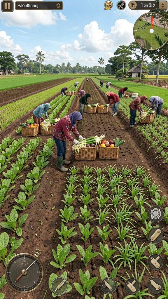 Tampilan menu awal yang menarik dan mudah dinavigasi.