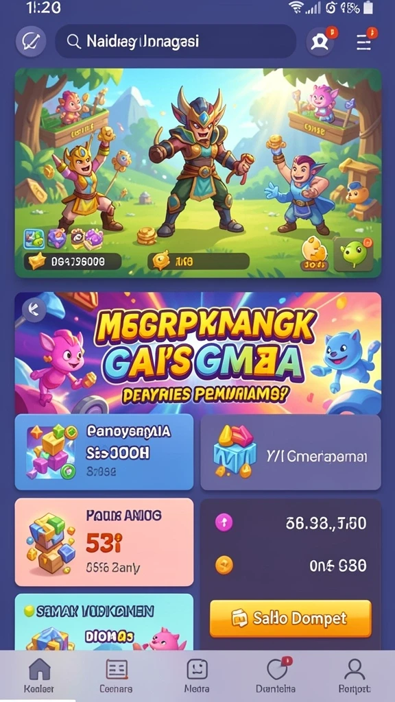 Grafis berkualitas tinggi yang membuat pengalaman bermain lebih hidup.