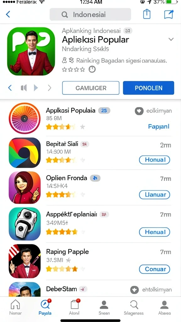Fitur interaksi dengan pemain lainnya.