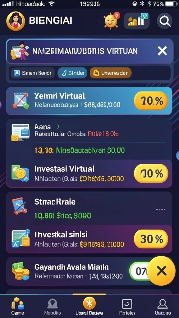 Sistem hadiah yang memuaskan setelah menyelesaikan level.