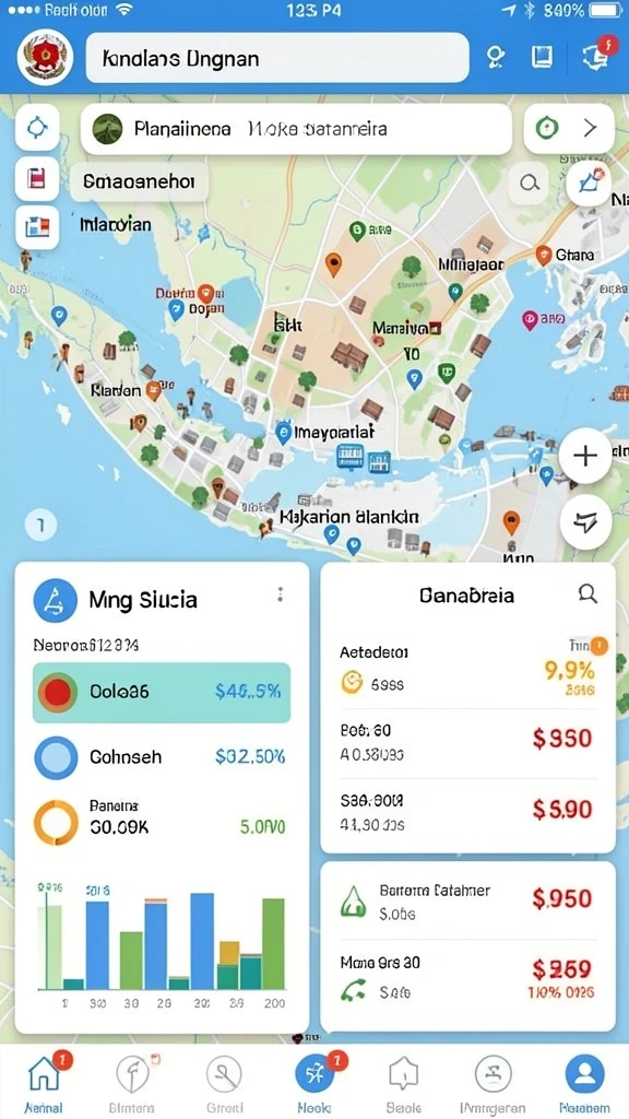 Karakter preman dengan gaya unik.