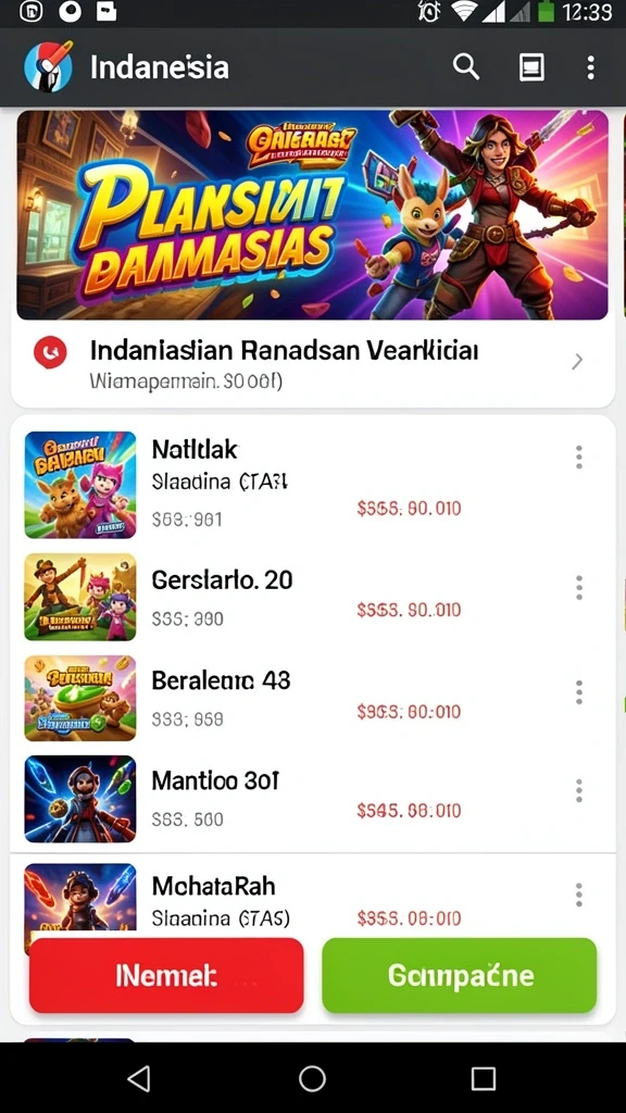 Tampilan antarmuka yang bersih dan modern.