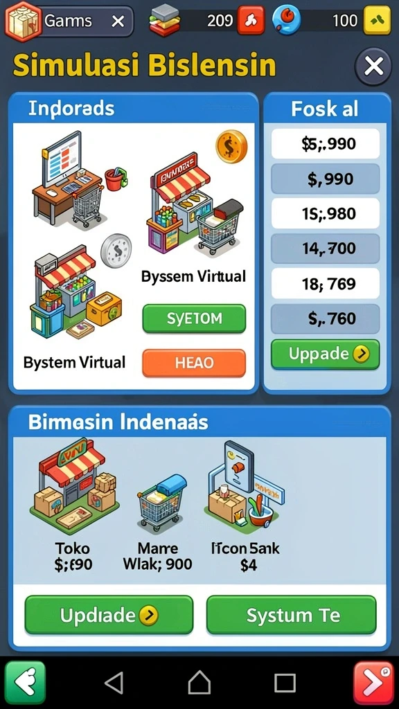 Tampilan grafis yang memukau dan penuh warna.