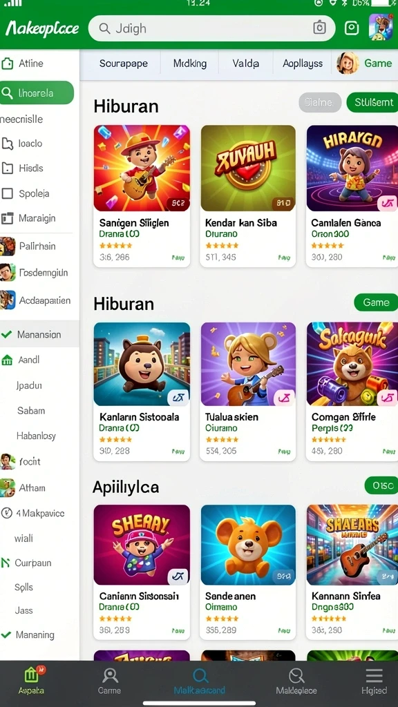 Tampilan antarmuka yang menarik dan responsif.