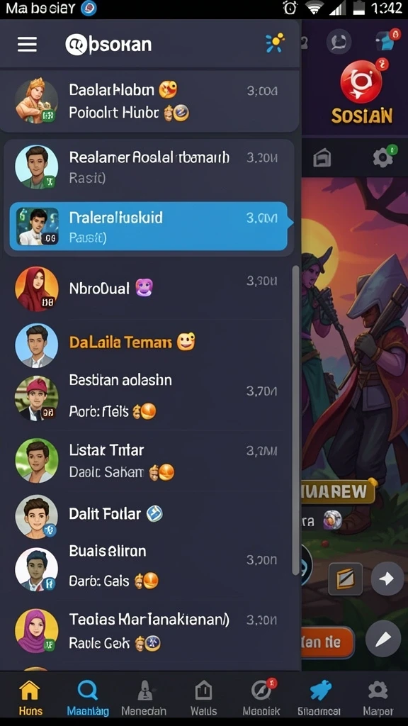 Tampilan antarmuka yang menarik dan mudah digunakan.
