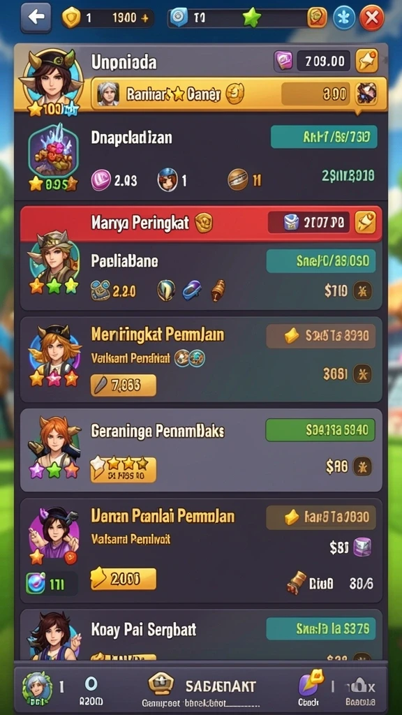 Tampilan awal game yang memikat dan interaktif.