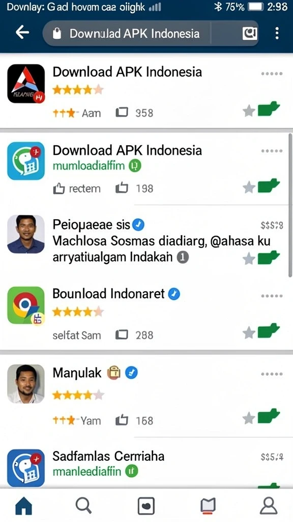 Tampilan awal yang menarik dan mudah dinavigasi.