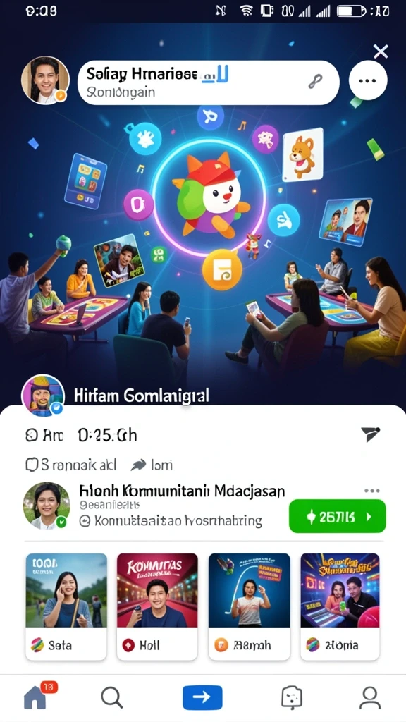 Beragam permainan yang bisa dipilih sesuai selera.