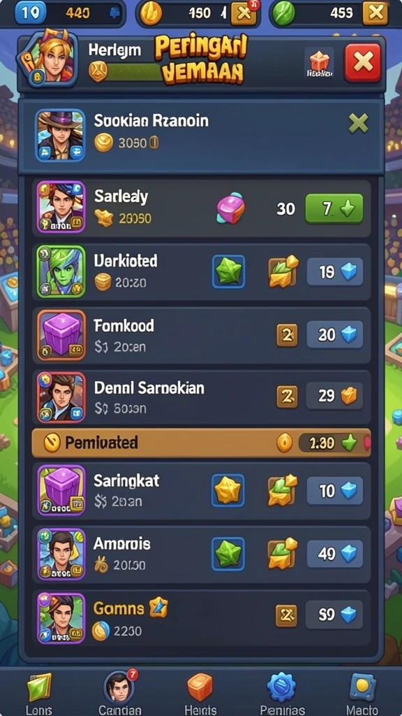 Screenshot yang menampilkan level pertama TMOKWIN.