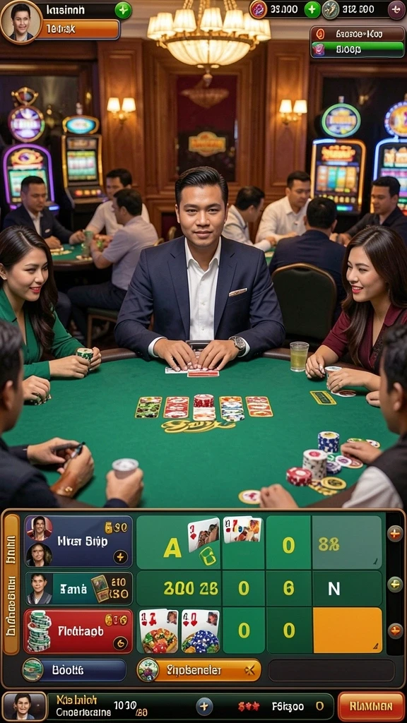 Tampilan utama aplikasi dengan desain yang menarik.