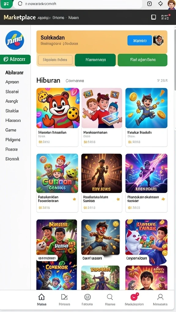 Mode permainan yang beragam dan menantang.