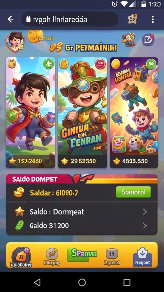 Tangkapan layar menampilkan karakter utama dalam aksi.